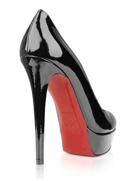high heel shoes with red soles